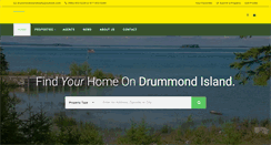 Desktop Screenshot of drummondisland-realty.com